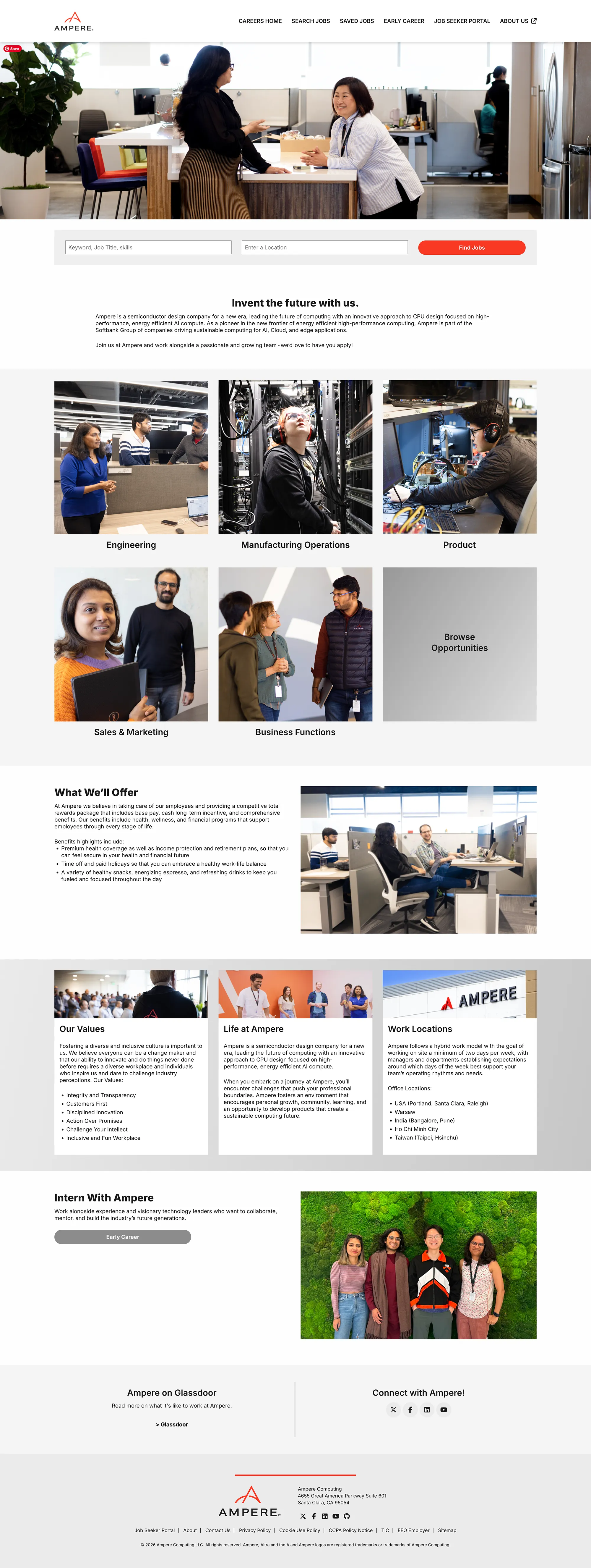 Ampere Careers Homepage